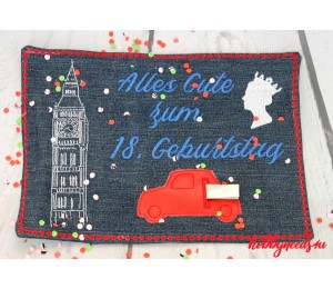 ITH Stickserie - 73 Glückwunschkarten mit Geldschlitz